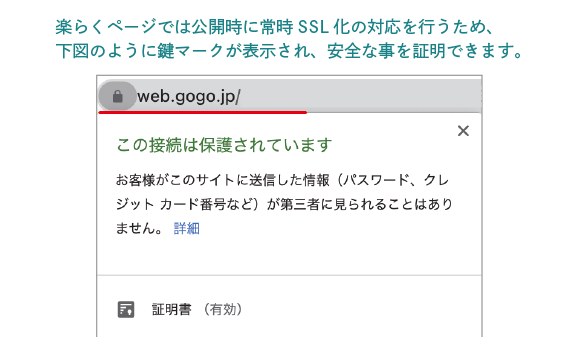 画像：古いホームページの特徴,常時SSL対応